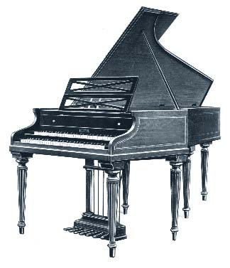 Das Grand Modèle de Concert von Pleyel. Foto: Orto, Paris, um 1930