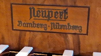 Klavichord J. C. Neupert, Modell 32-1 Mod. Philipp Emanuel, Serien-Nr. 15993
